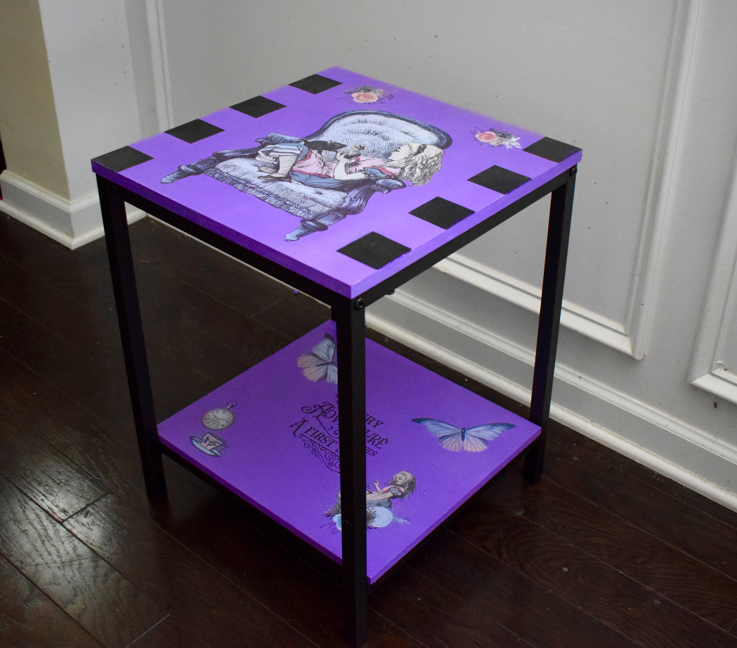 Alice in Wonderland side table