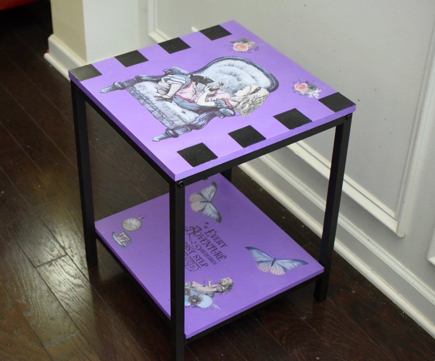 Alice in Wonderland side table